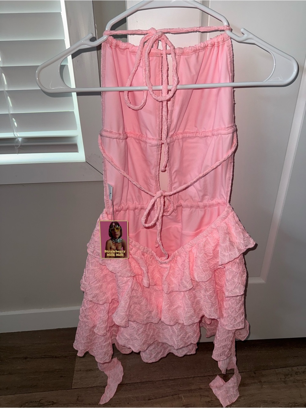 NWT Strawberry Milk Mob Georgia Dress - size L - Picture 5 of 6